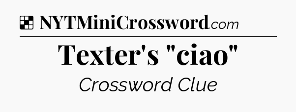 Solution: Texter's 