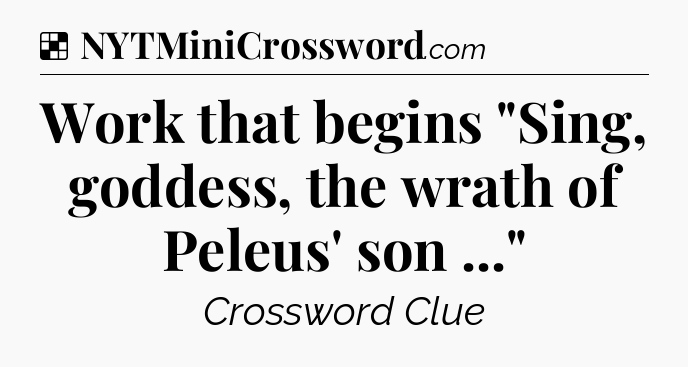 Solution: Work that begins 