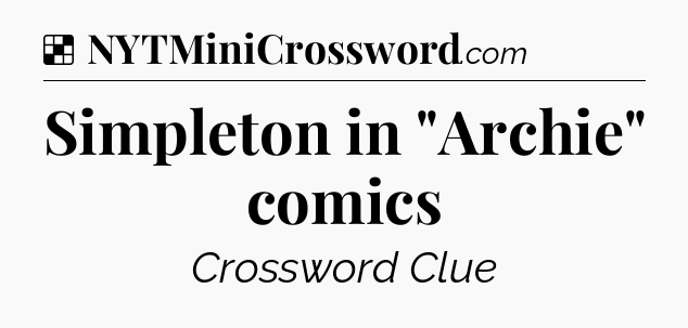 Solution: Simpleton in 
