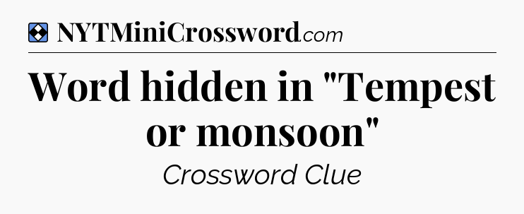 Solution: Word hidden in 