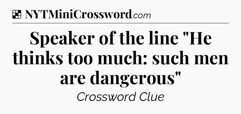 Solution: Speaker of the line 
