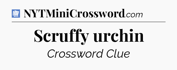 Scruffy urchin Puzzle Page Crossword Clue