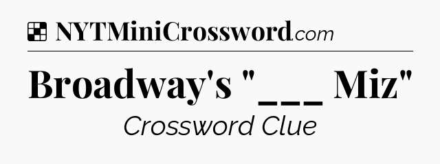 Solution: Broadway's 