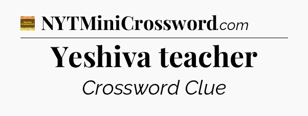 Yeshiva teacher - Eugene Sheffer Crossword