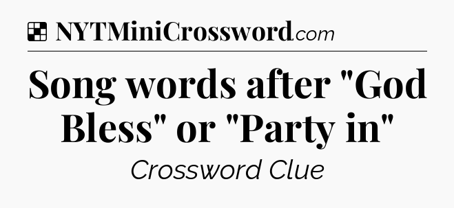 Solution: Song words after 