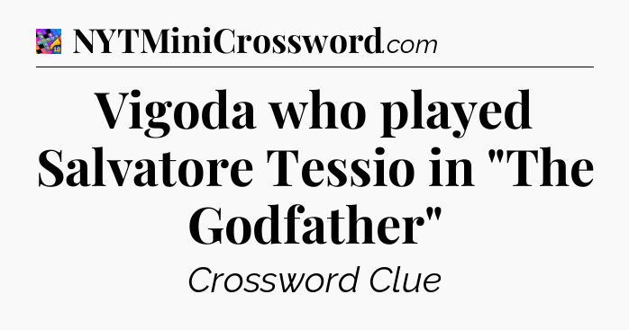 Vigoda who played Salvatore Tessio in 