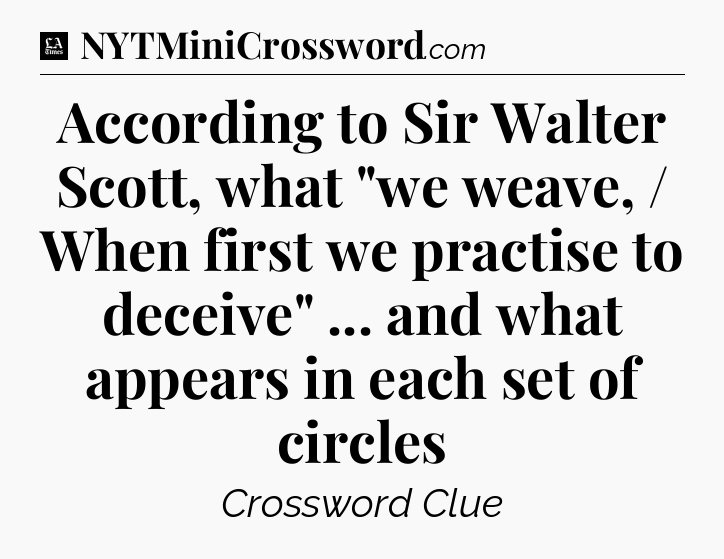 According to Sir Walter Scott, what 
