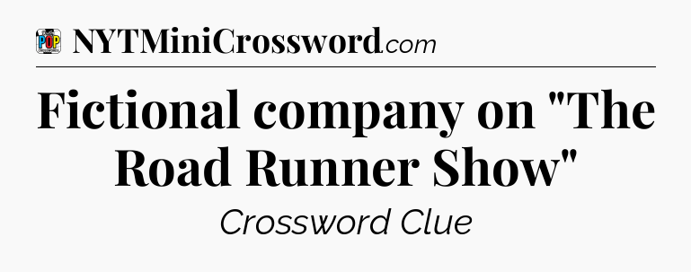 Fictional company on 