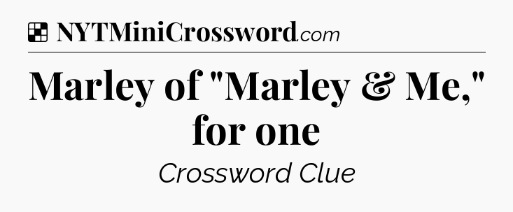 Solution: Marley of 