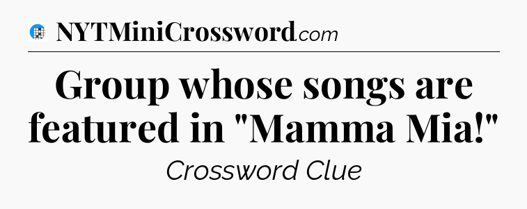 Group whose songs are featured in 