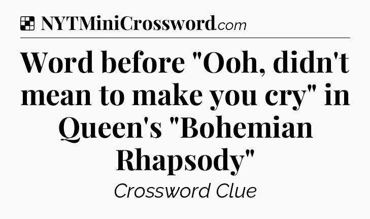 Solution: Word before 