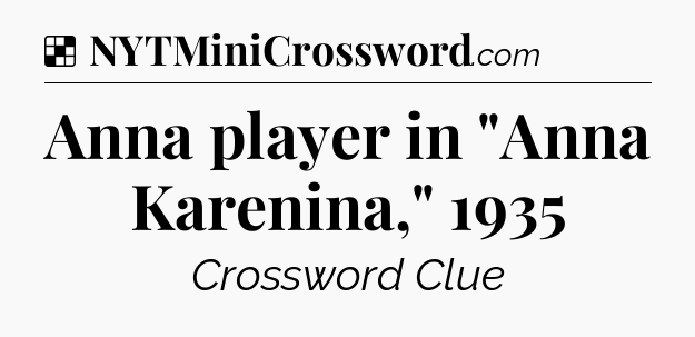 Solution: Anna player in 