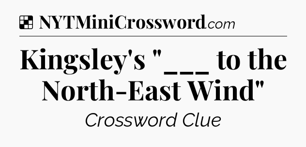 Solution: Kingsley's 