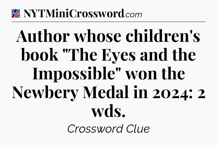 Author whose children's book 