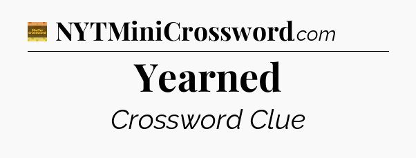 Yearned - Eugene Sheffer Crossword