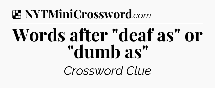 Solution: Words after 