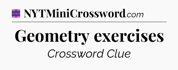 Geometry exercises - Thomas Joseph Crossword