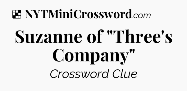 Solution: Suzanne of 