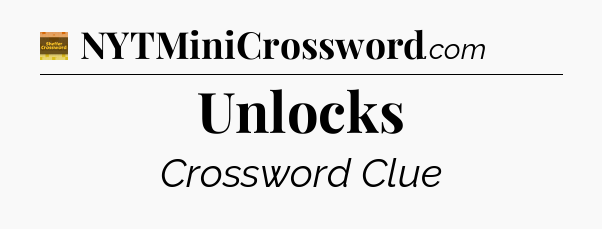 Unlocks - Eugene Sheffer Crossword