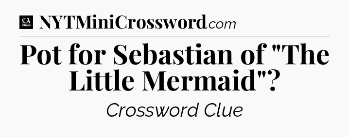 Pot for Sebastian of 