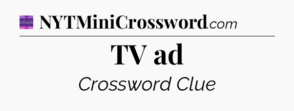 TV ad - Thomas Joseph Crossword