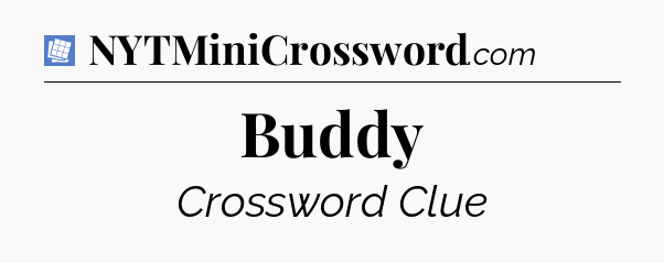 Buddy Puzzle Page Crossword Clue