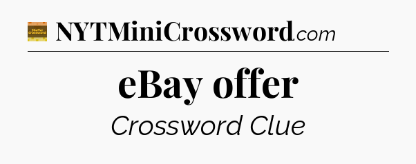 eBay offer - Eugene Sheffer Crossword