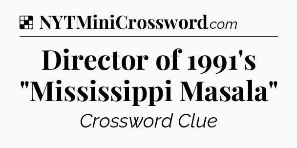 Solution: Director of 1991's 