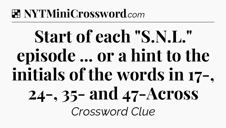 Solution: Start of each 
