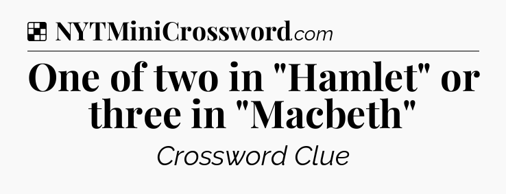 Solution: One of two in 