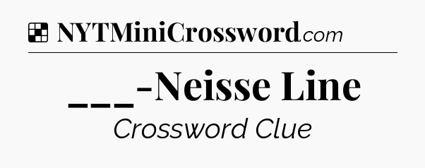 Solution: ___-Neisse Line - NYT Crossword
