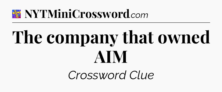 The company that owned AIM Codycross