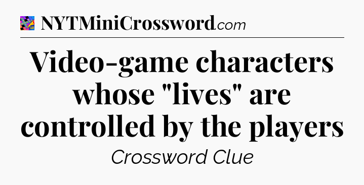 Video-game characters whose 