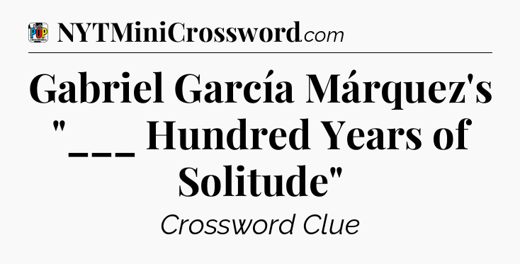 Gabriel García Márquez's 