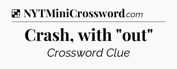 Solution: Crash, with 