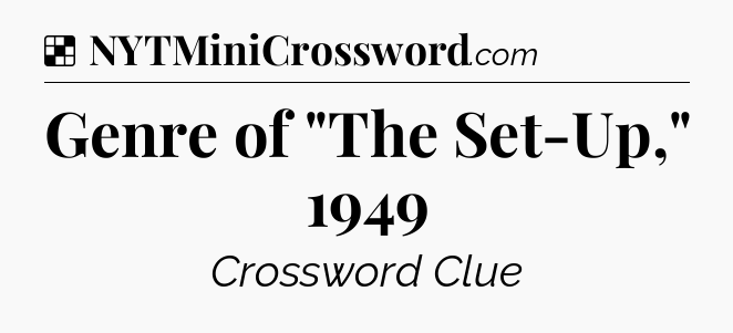 Solution: Genre of 