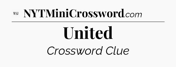 United - WSJ Crossword
