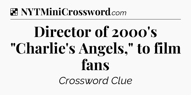 Solution: Director of 2000's 