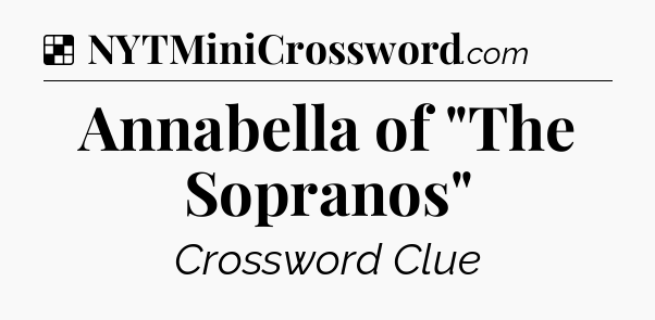 Solution: Annabella of 