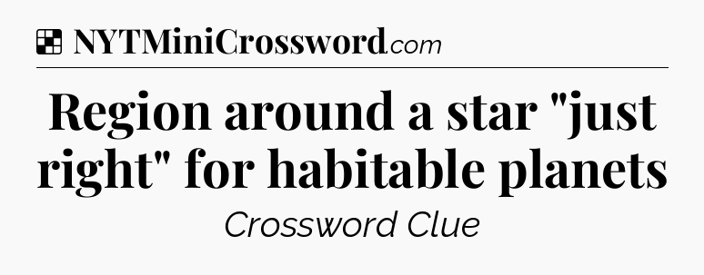 Solution: Region around a star 