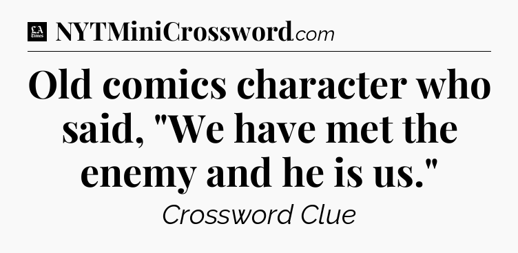 Old comics character who said, 