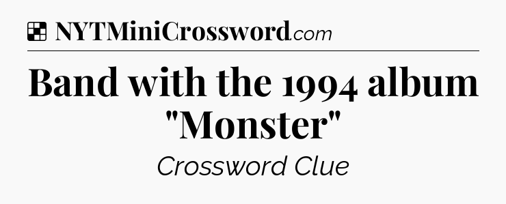 Solution: Band with the 1994 album 