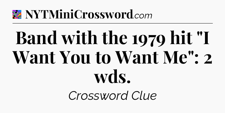 Band with the 1979 hit 