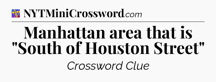Manhattan area that is 