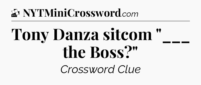 Tony Danza sitcom 