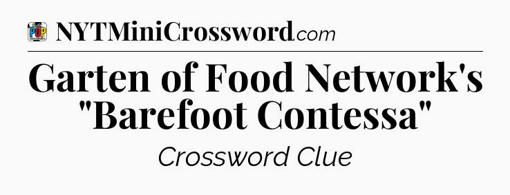 Garten of Food Network's 