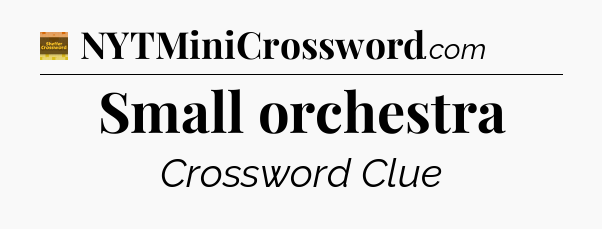 Small orchestra - Eugene Sheffer Crossword