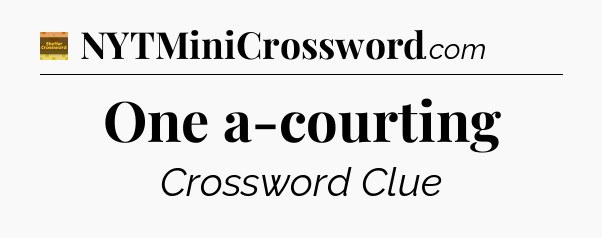 One a-courting - Eugene Sheffer Crossword