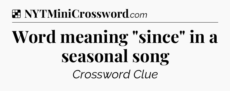 Solution: Word meaning 