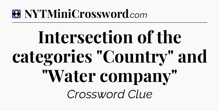 Solution: Intersection of the categories 